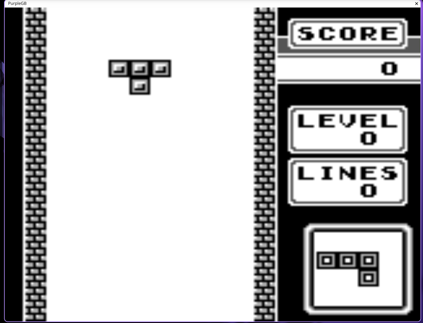 Tetris in gameplay — correct